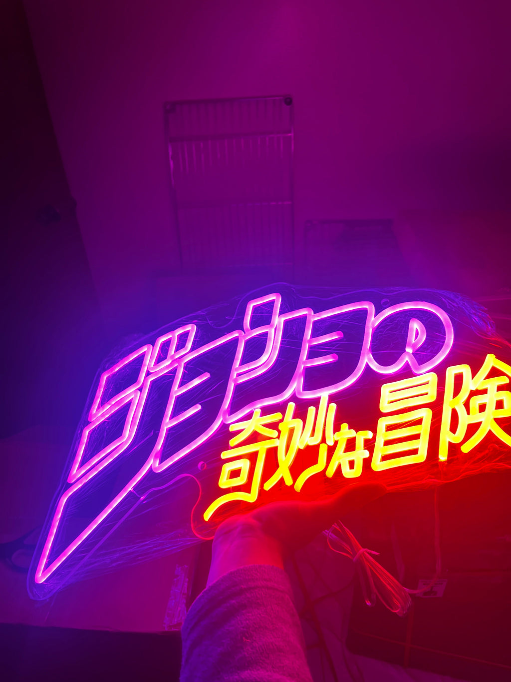 "JJBA" 24IN WIDE NEON SIGN