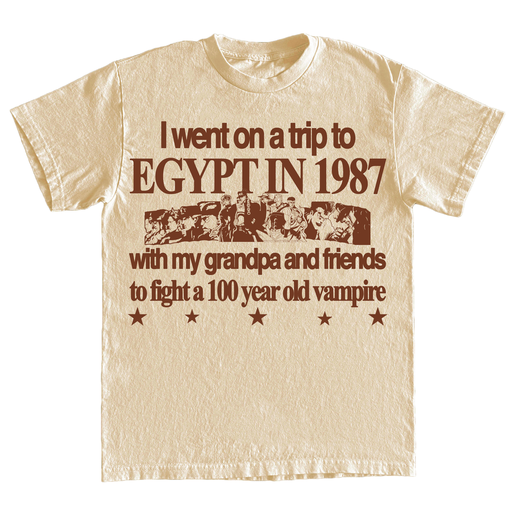 "EGYPT" 6oz PRINT T-SHIRT