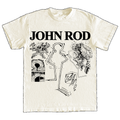 "JOHN ROD" 6oz PRINT T-SHIRT