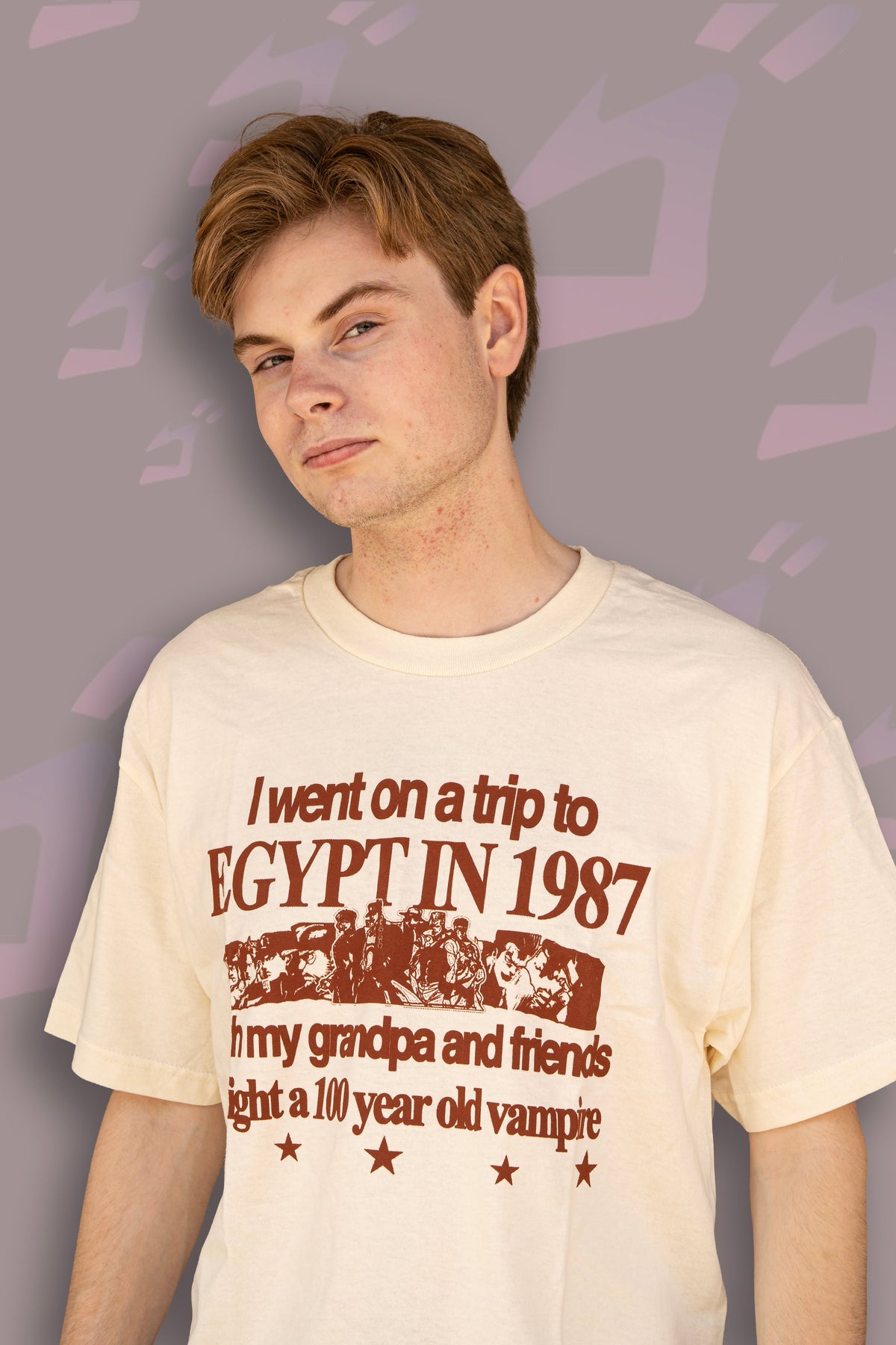 "EGYPT" 6oz PRINT T-SHIRT